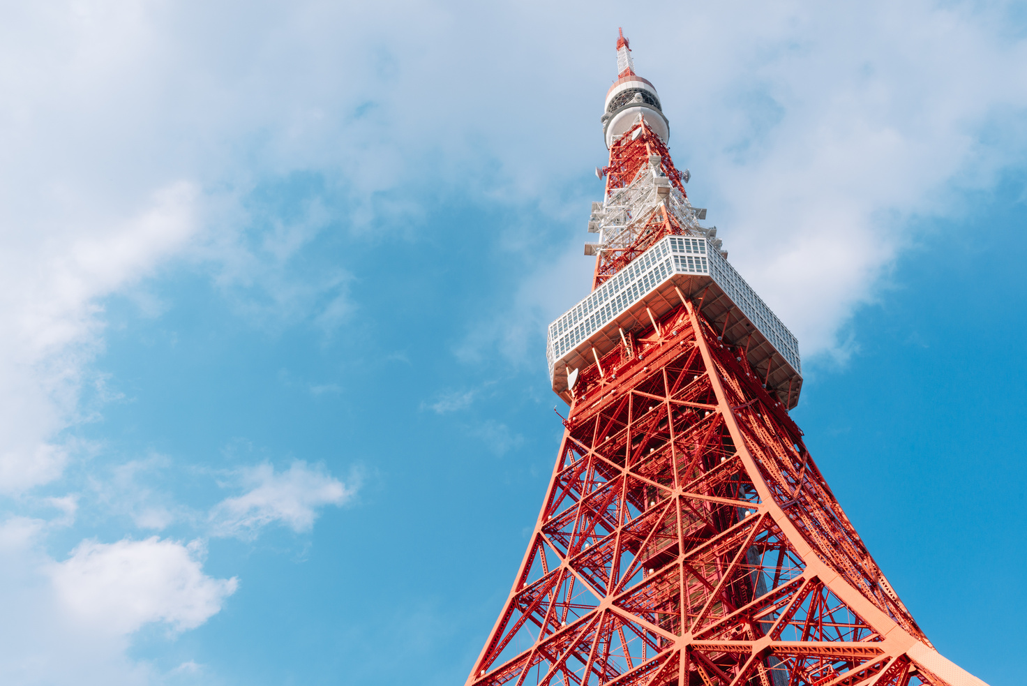 Tokyo Tower against the Sky